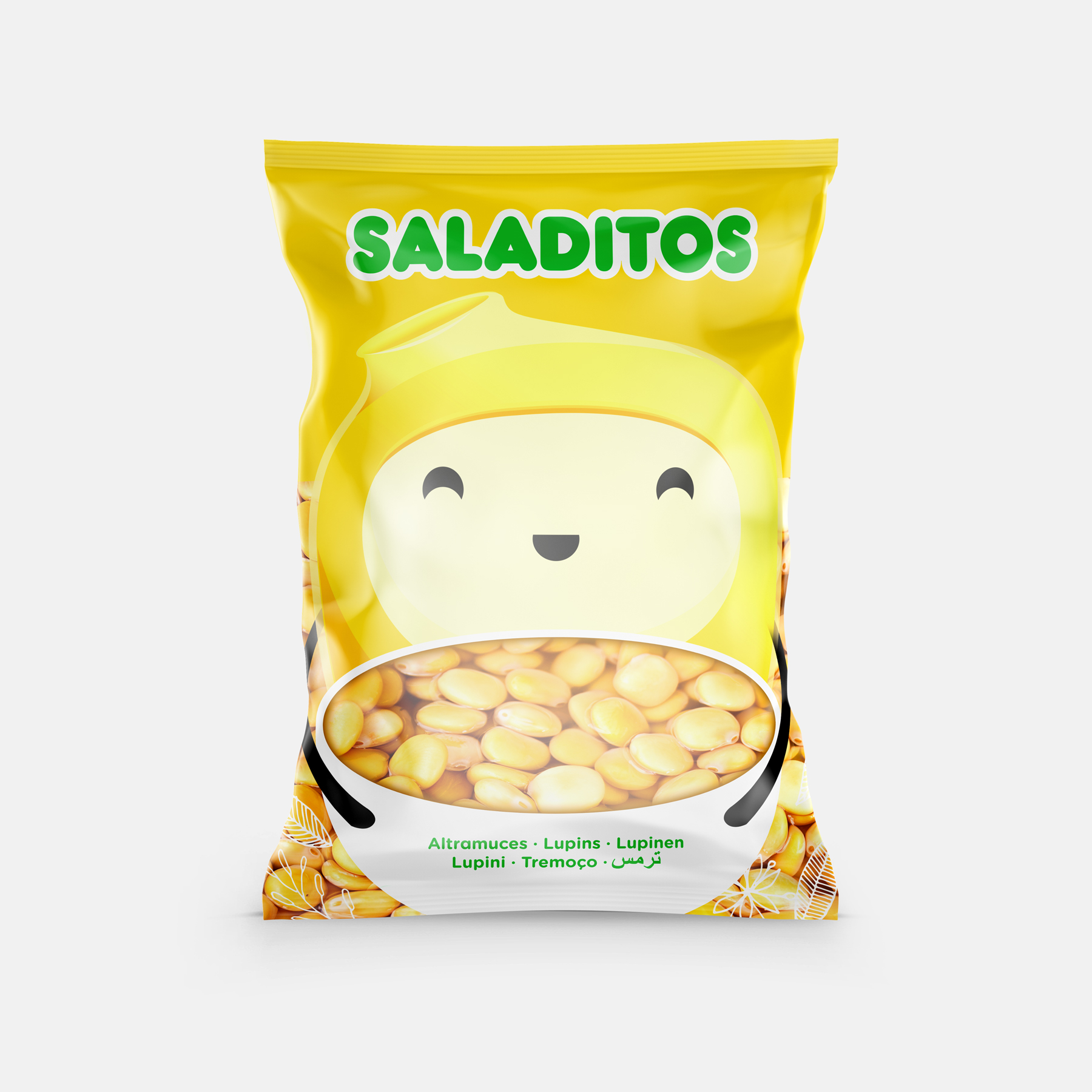 #SaladitosTakeAway -Altramuces Caja de 24 unidades en bolsas 65g