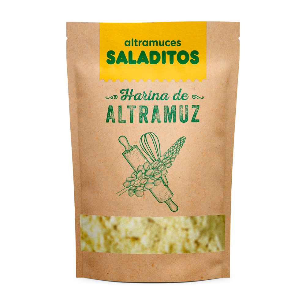 Saladitos Lupins Flour 400 g- Gluten free & High proteins flour.